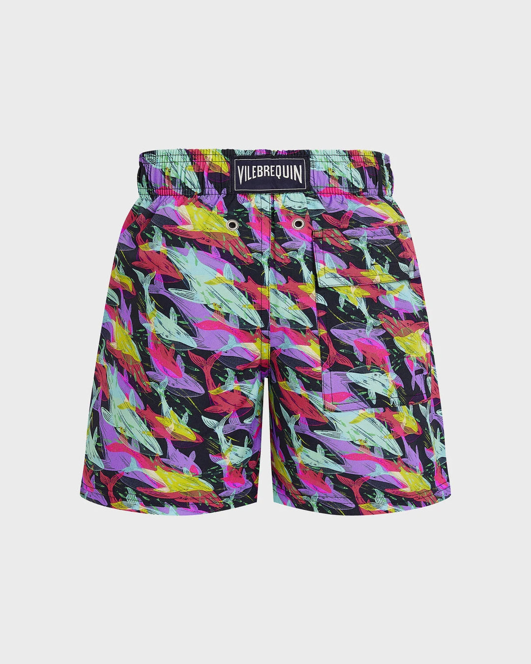 Vilebrequin Boys Stretch Swim Shorts Whales Offset /Dječje kupaće JIIEF115