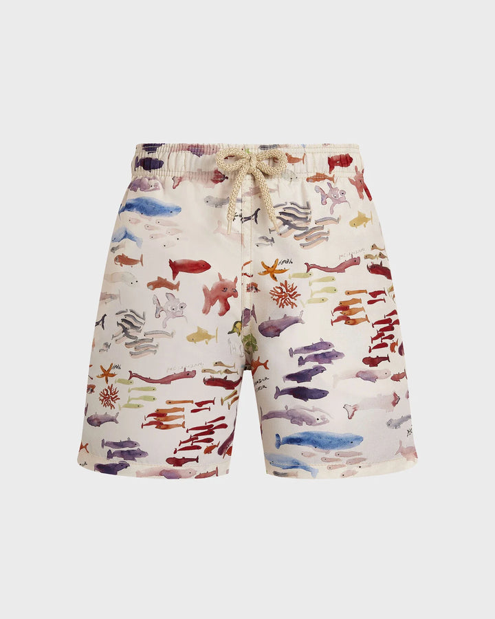 Vilebrequin Boys Swim Shorts Pescador - VBQ x Fabrice Hyber/Dječje kupaće JIMEB128