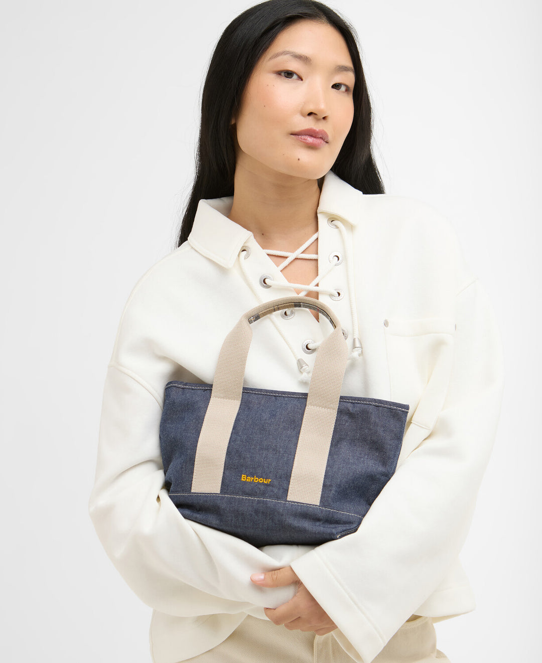 Barbour Mini Mya Denim Tote Bag/ Torba  LBA0539