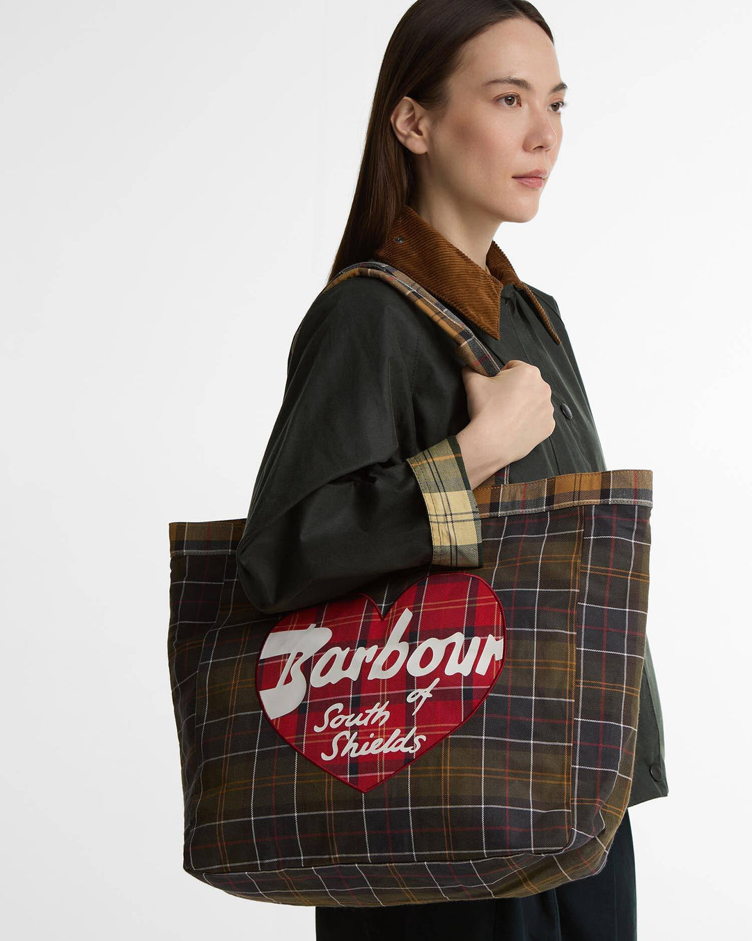 Barbour Heart Tote Bag/Torba LBA0559