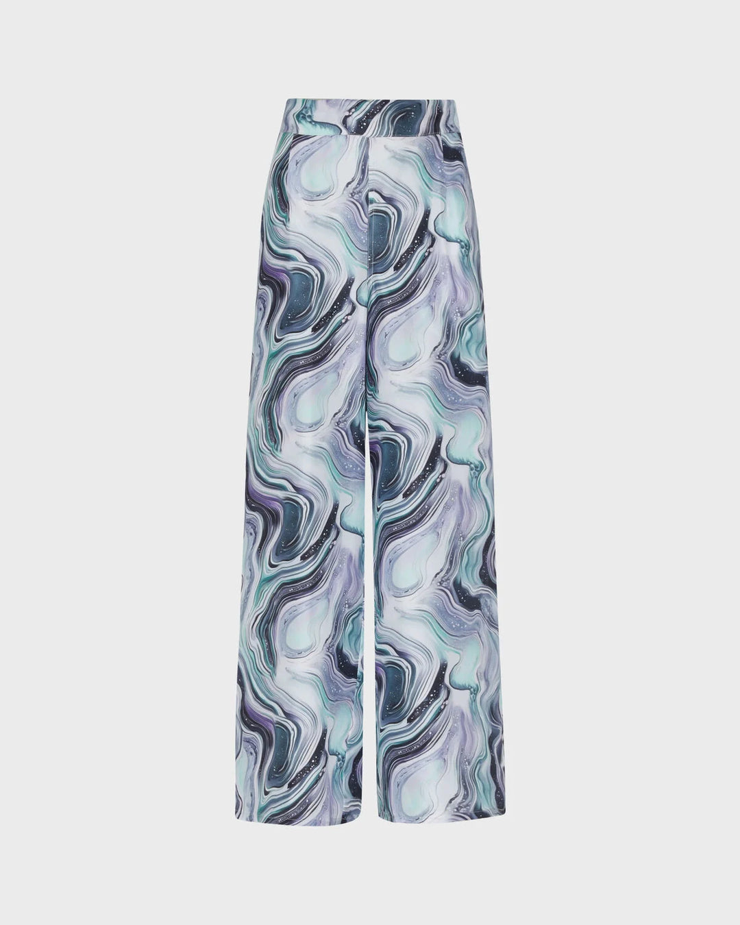 Vilebrequin Wide-Leg Silk Pants Marble/Hlače LGNEW226