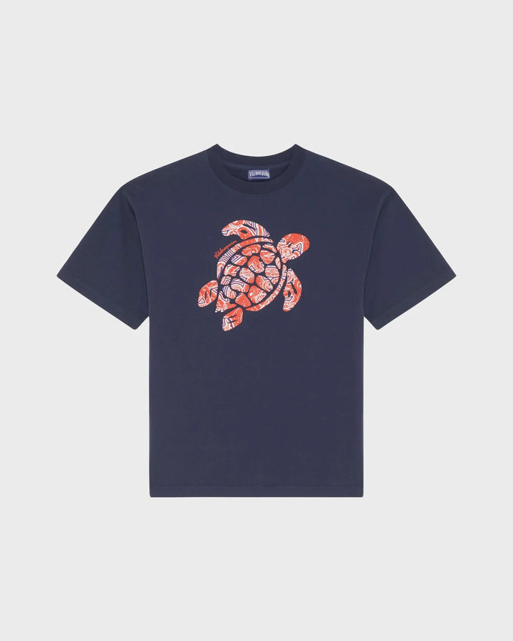 Vilebrequin Boys Organic Cotton Oversize T-shirt Turtle/Dječja majica LGOEM130
