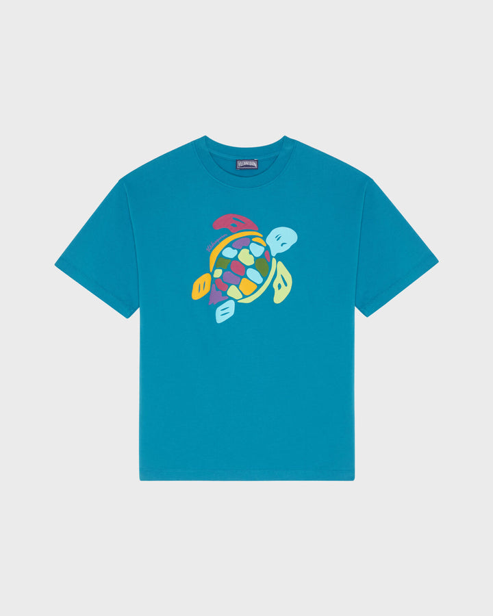 Vilebrequin Boys Organic Cotton Oversize T-shirt Big Turtle/Dječja majica LGOEM236