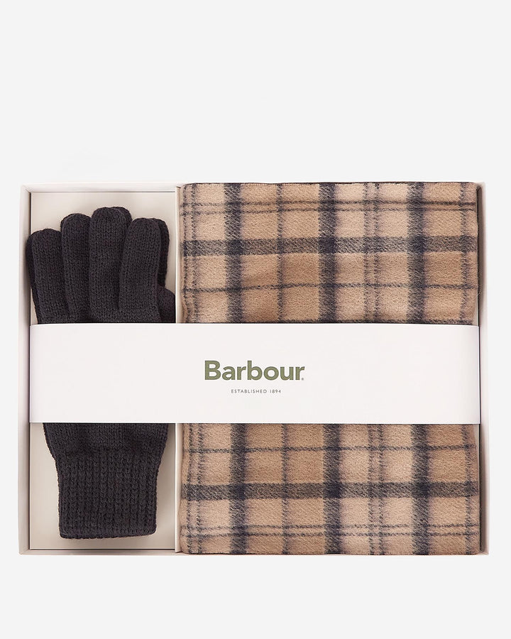 Barbour Wool Tartan Scarf & Glove Gift Set/Set rukavice i šal LGS0027