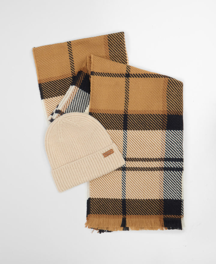 Barbour Pendle Bean/Sc Gift Set/Kapa + Šal LGS0094