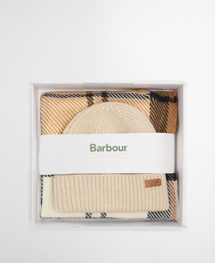 Barbour Pendle Bean/Sc Gift Set/Kapa + Šal LGS0094