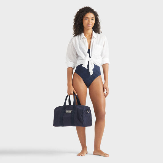 Vilebrequin Underwire One-piece Swimsuit Turtle Monogram Jacquard/Kupaći kostim LNICG437
