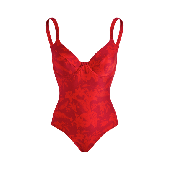 Vilebrequin Underwire One-piece Swimsuit Flower Power/Kupaći Kostim LNICH118