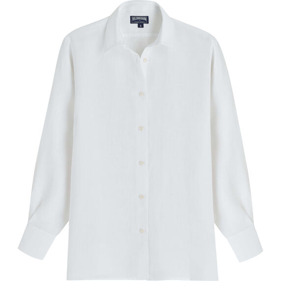 Vilebrequin Solid Linen Shirt- Vilebrequin x Angelo Tarlazzi/Košulja LRAH3U00