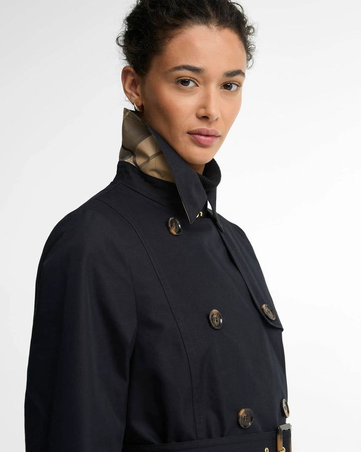Barbour Short Greta SP Trench Coat/Baloner  LSP0081