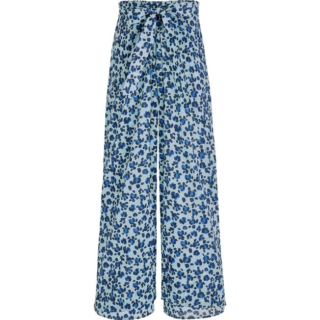 Vilebrequin Organic Cotton Voile Pants Turtles Leopard- Vilebrequin x Angelo Tarlazzi/ Hlače LSSU3V05