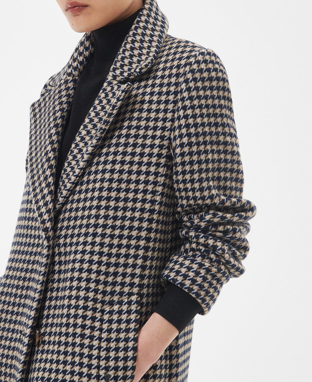 Barbour Houndstooth Angelina Wool/Kaput LWO0226