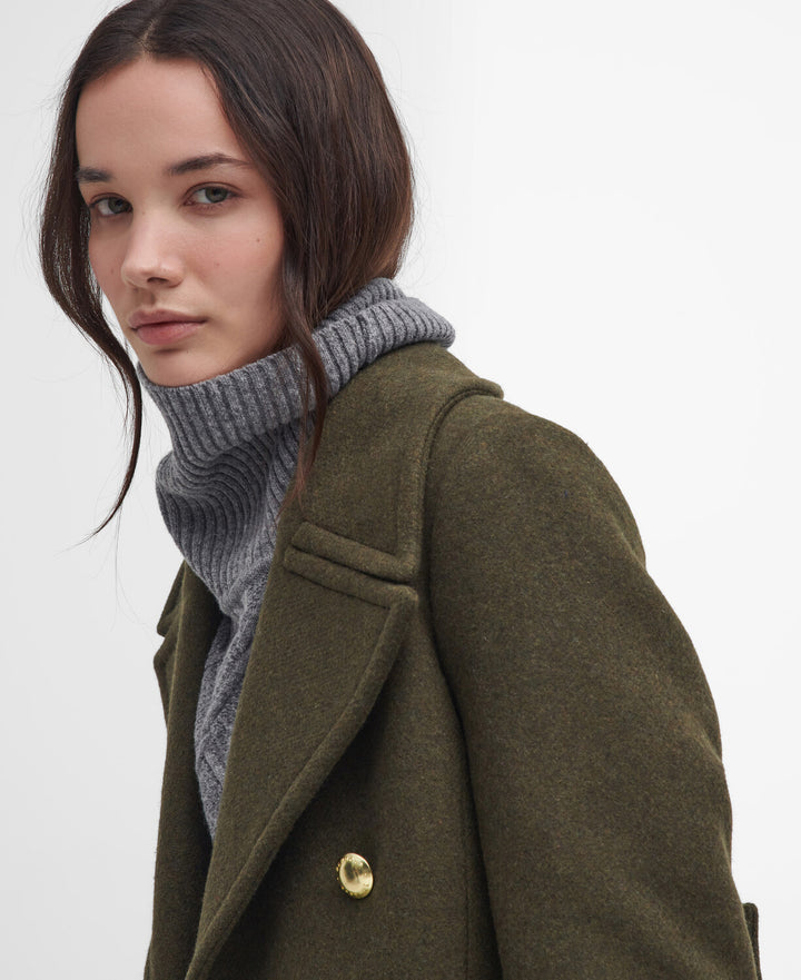 Barbour Reva Wool Military Coat/Kaput LWO0234