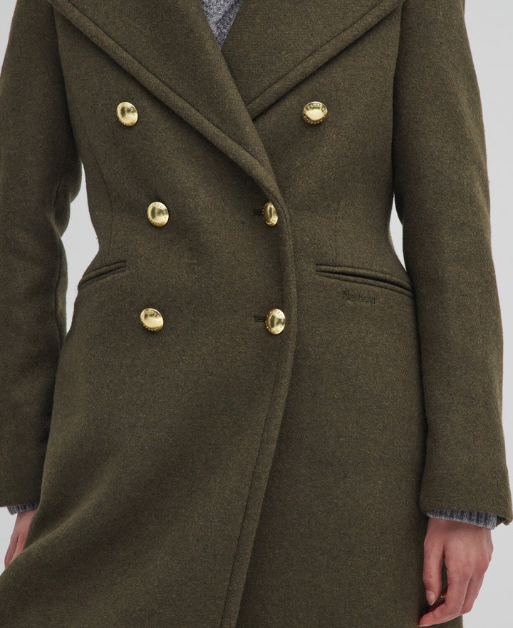 Barbour Reva Wool Military Coat/Kaput LWO0234