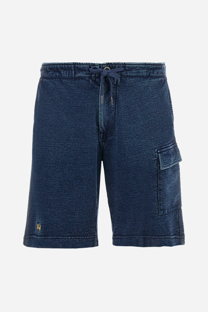 La Martina Bermuda Indigo French /Bermude MAB001-FP583
