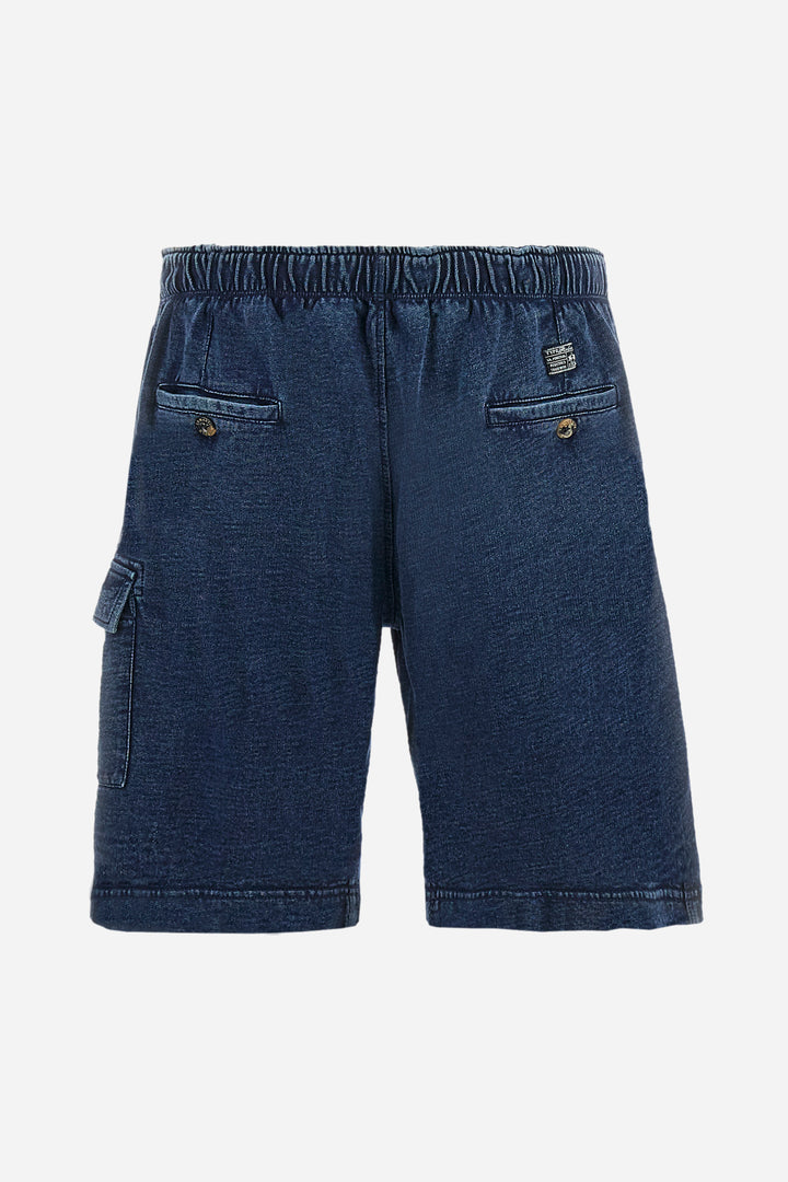 La Martina Bermuda Indigo French /Bermude MAB001-FP583