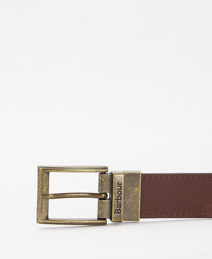Barbour Reversible Tartan Leather Belt/Remen MAC0364
