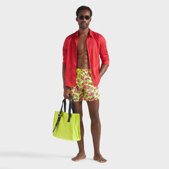 Vilebrequin Ultra-Light and Packable Swim Shorts Tribal Turtles/Kupaće MAHCJ308