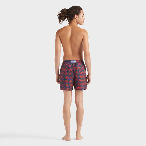 Vilebrequin Ultra-light and packable Swim Shorts Homard Pixel/Kupaće MAHCJ317