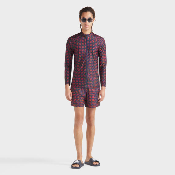 Vilebrequin Ultra-light and packable Swim Shorts Homard Pixel/Kupaće MAHCJ317