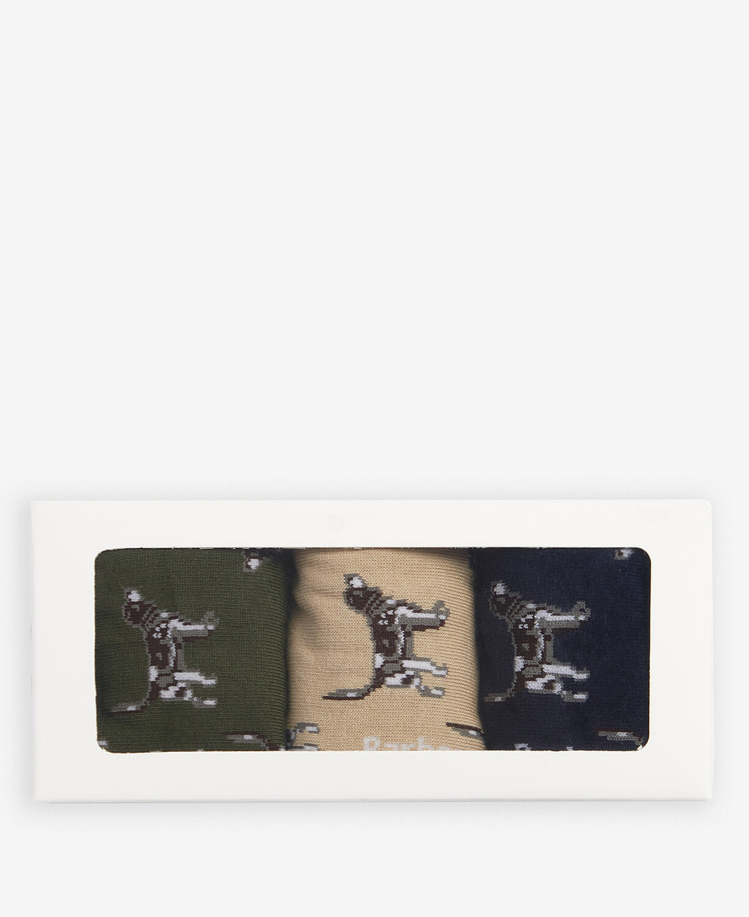 Barbour Pointer Dog Socks Gift Box/Čarape 3/1 MGS0037
