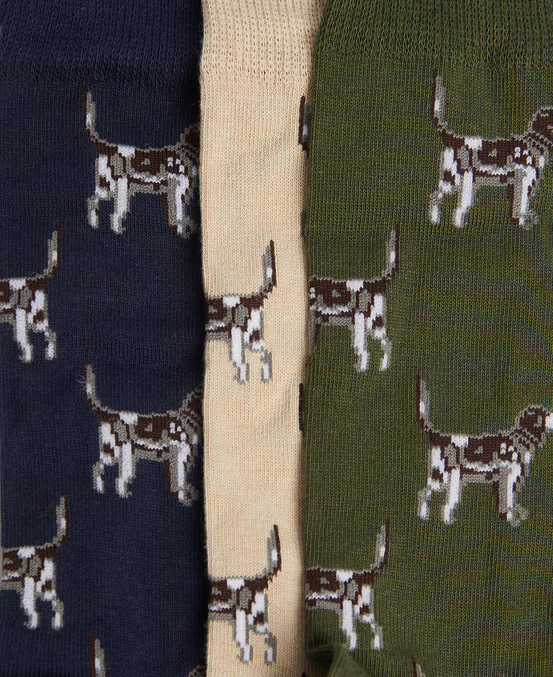 Barbour Pointer Dog Socks Gift Box/Čarape 3/1 MGS0037