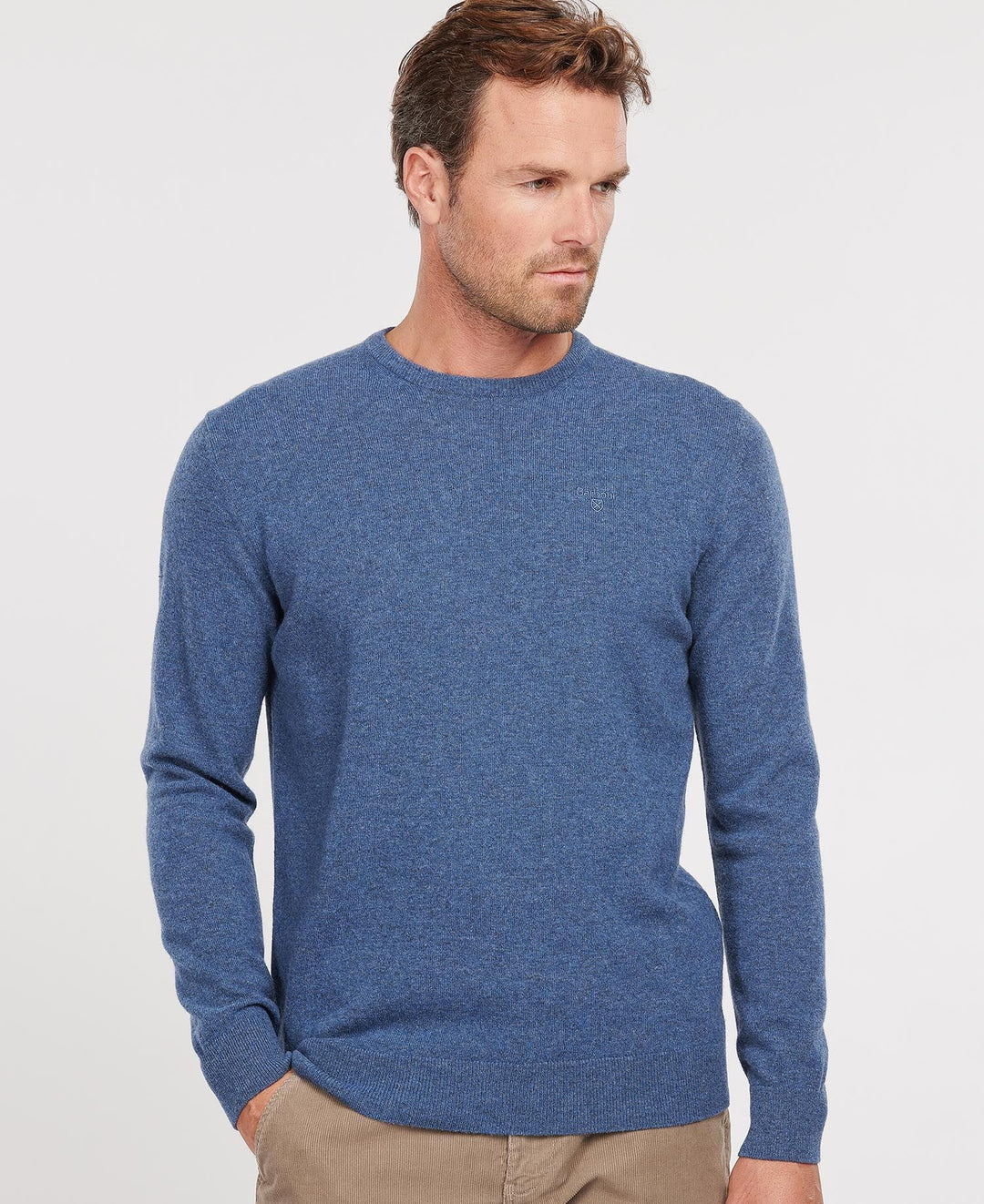 Barbour Essential L/Wool Crew Neck/Pulover MKN0345