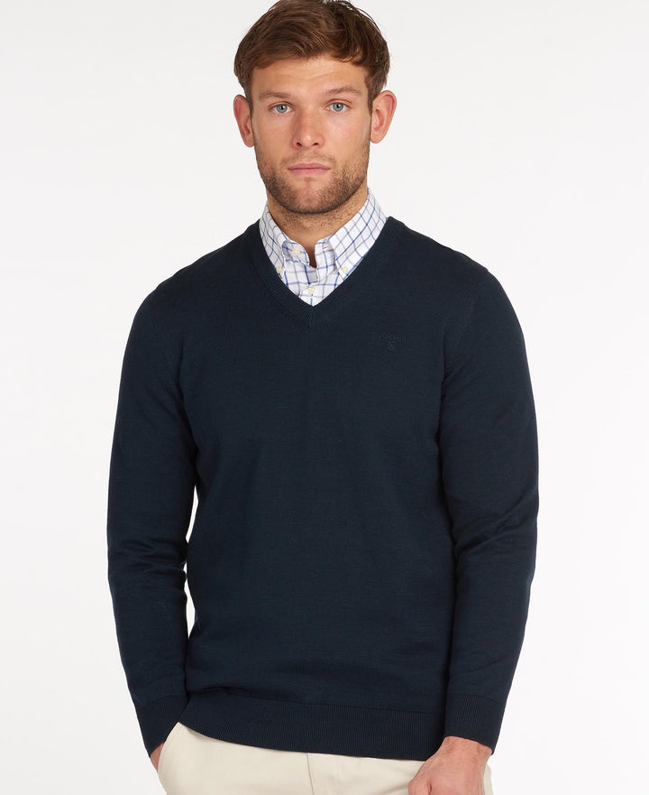 Barbour Pima Cotton V-Neck/Pulover MKN0431