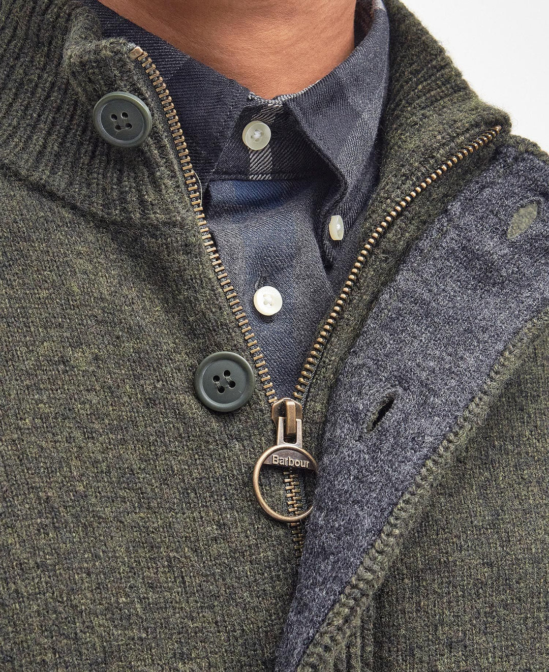 Barbour Ess Patch Zip Sweater/Pulover MKN0731