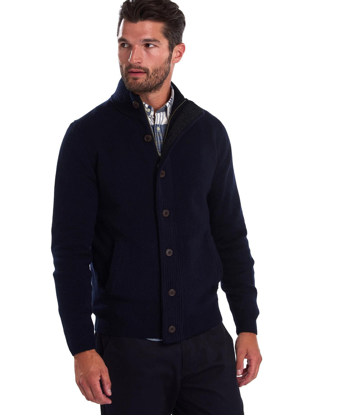 Barbour Essential Patch Zip Through/Pulover MKN0731