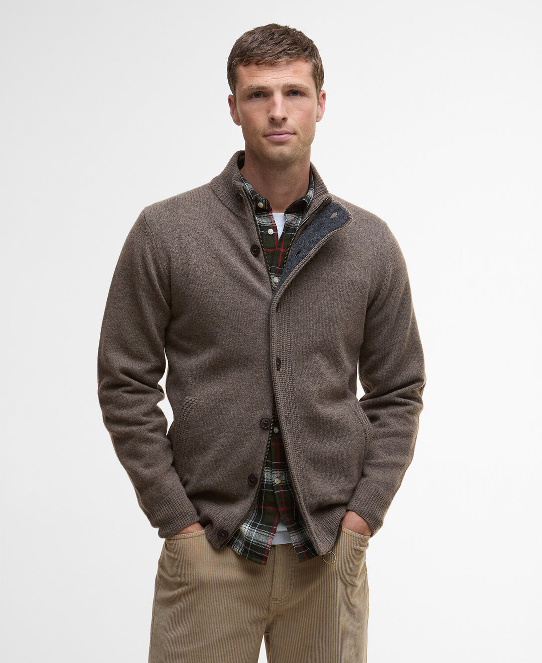 Barbour Ess Patch Zip Cardigan/Pulover MKN0731