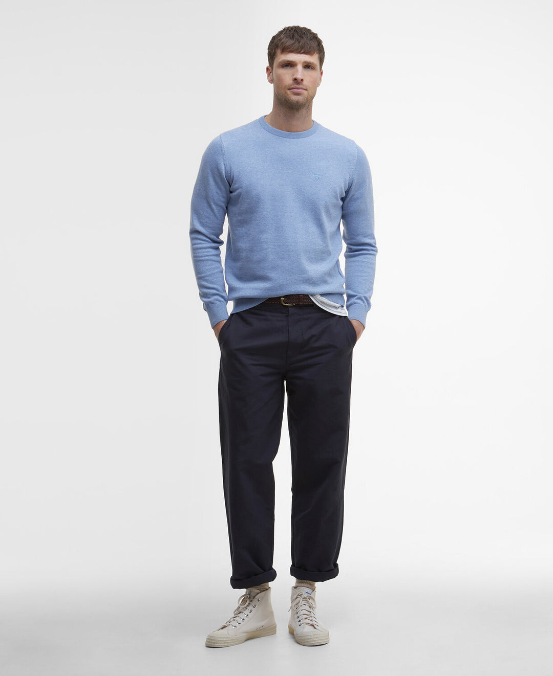 Barbour Pima Crew Jumper/ Pulover  MKN0932
