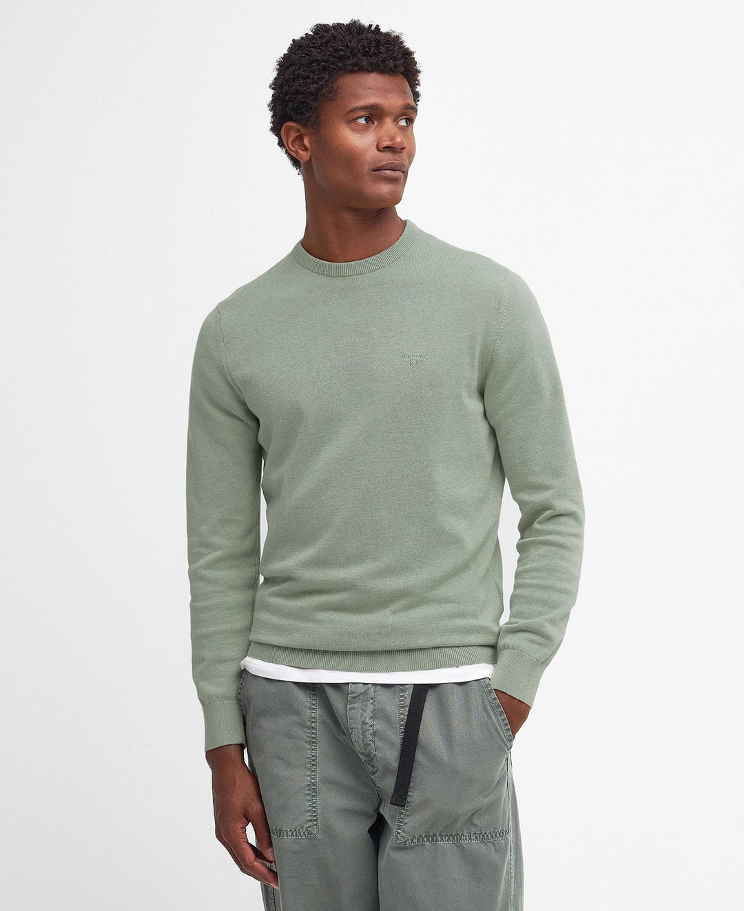 Barbour Pima Cotton Crew Neck Sweater/Pulover MKN0932
