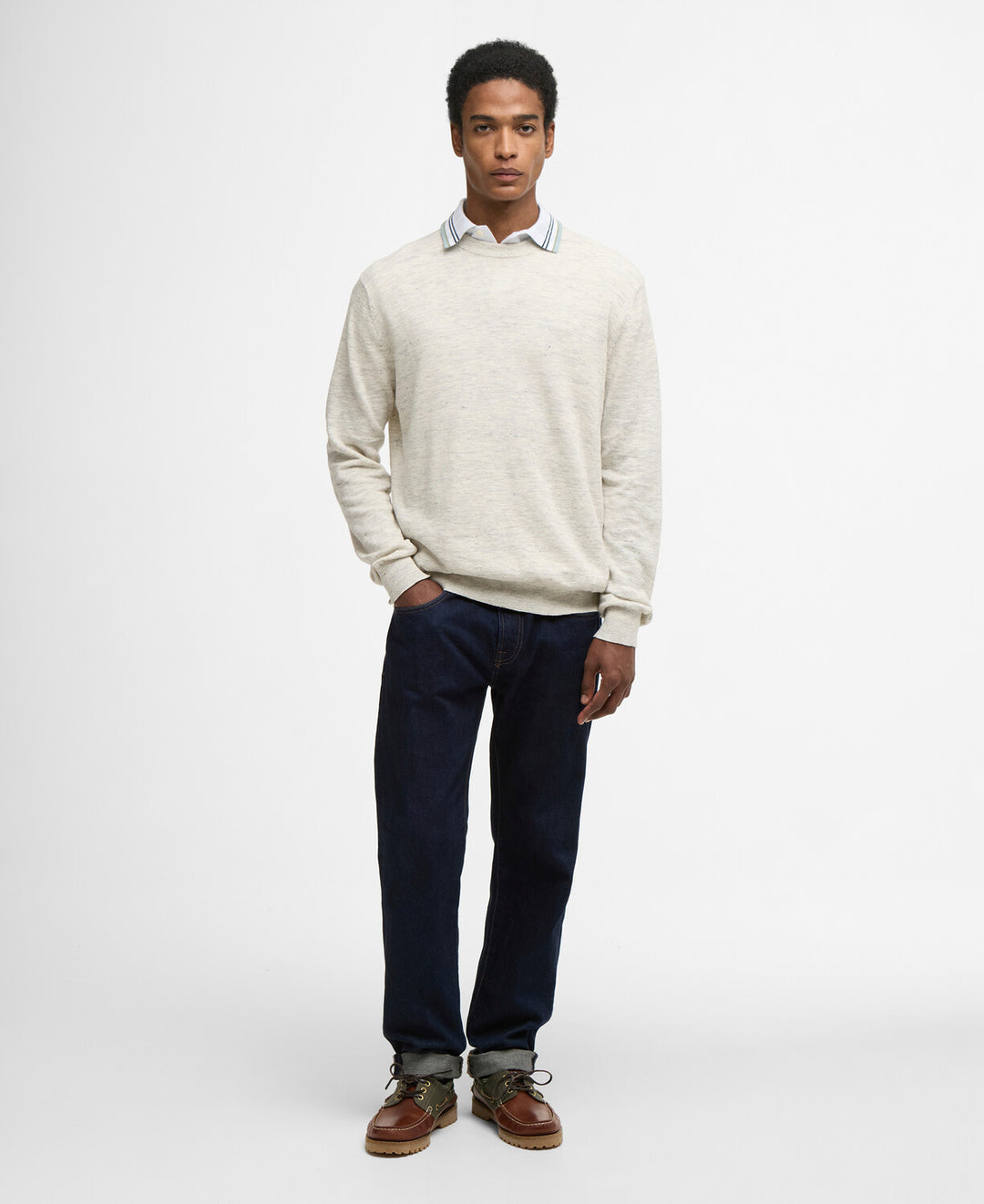 Barbour Flaxby Crew Neck/ Pulover  MKN1712