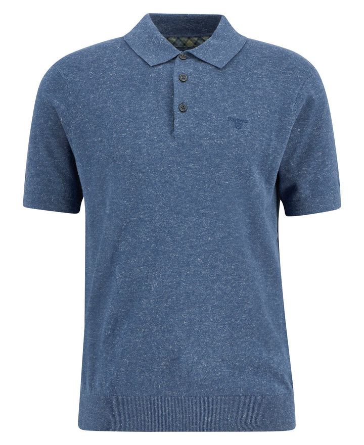 Barbour Muston Linen-Blend Knitted Polo Shirt/Polo majica MKN1713