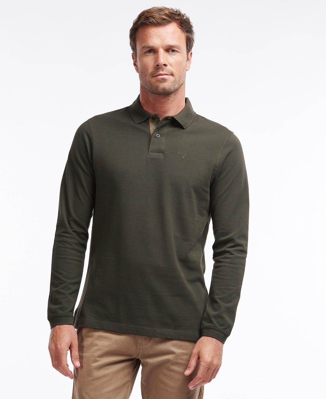 Barbour Essential L/S Sports Polo/Polo Majica MML0705