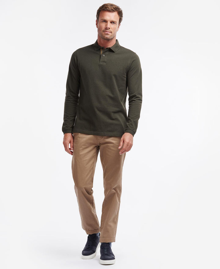 Barbour Essential L/S Sports Polo/Polo Majica MML0705