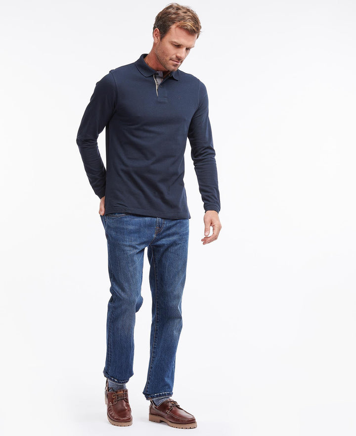 Barbour Essential L/S Sports Polo/Polo Majica MML0705