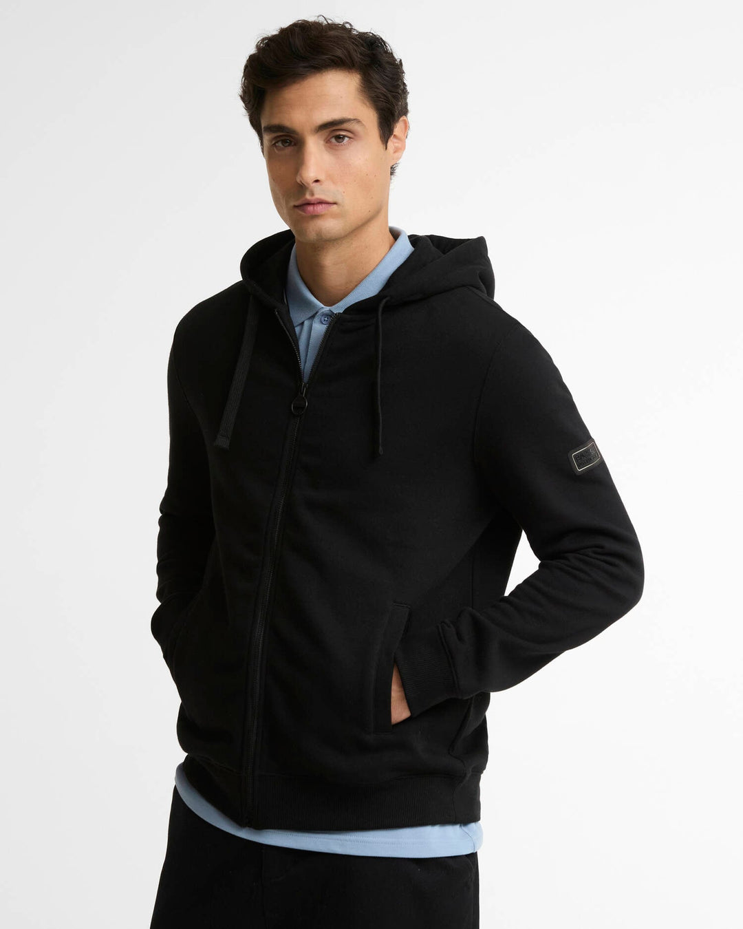 B.Intl Map Zip Hoodie/Duks  MOL0785