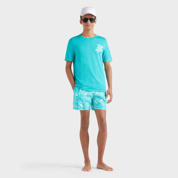 Vilebrequin Swim Shorts Flocked Fishy vibes/Kupaće MOOCB115