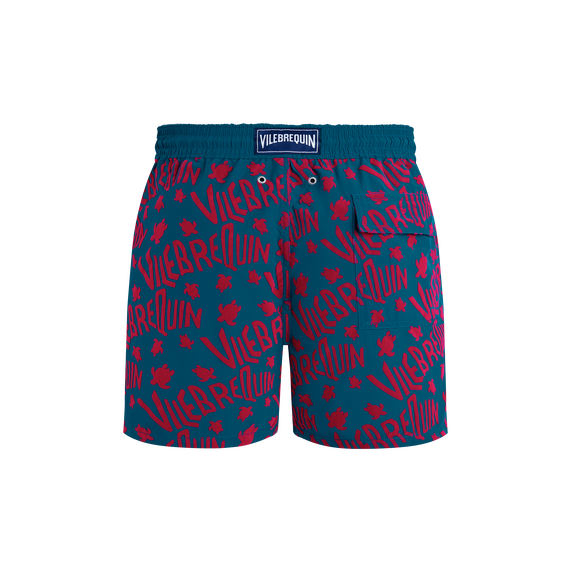Vilebrequin Swim Shorts Flocked Ronde Des Tortues Logo/Kupaće MOOCD212