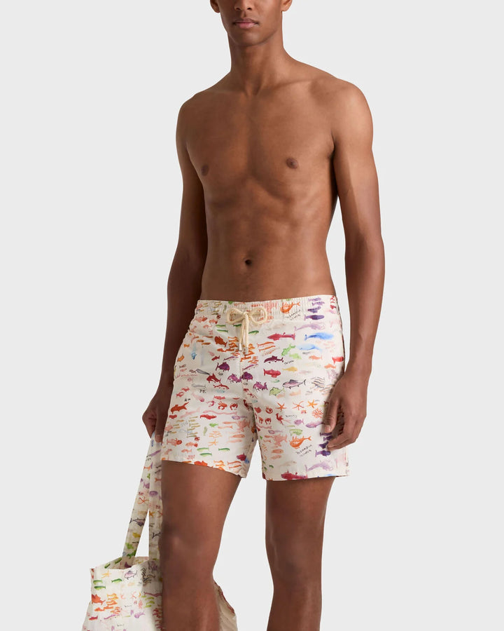 Vilebrequin Swim Shorts Pescador - VBQ x Fabrice Hyber/Kupaće MOOEB128