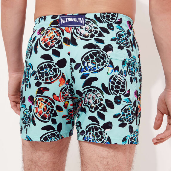 Vilebrequin Stretch Swim Shorts Screen Turtles/Kupaće MSOC3F02