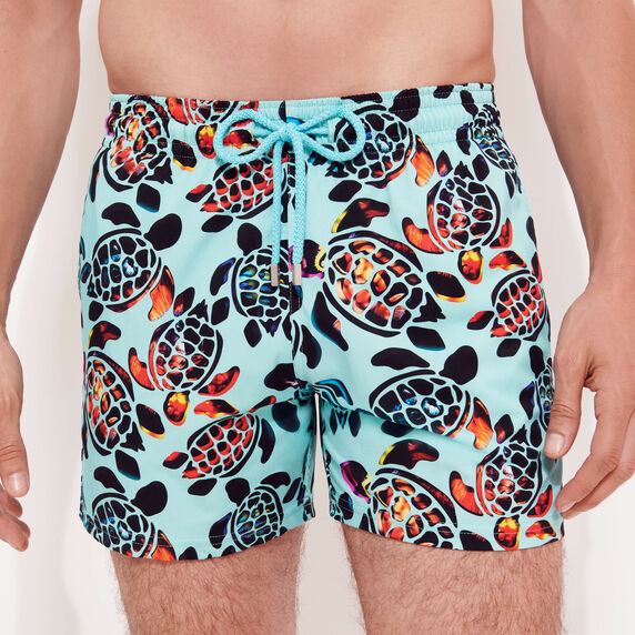 Vilebrequin Stretch Swim Shorts Screen Turtles/Kupaće MSOC3F02