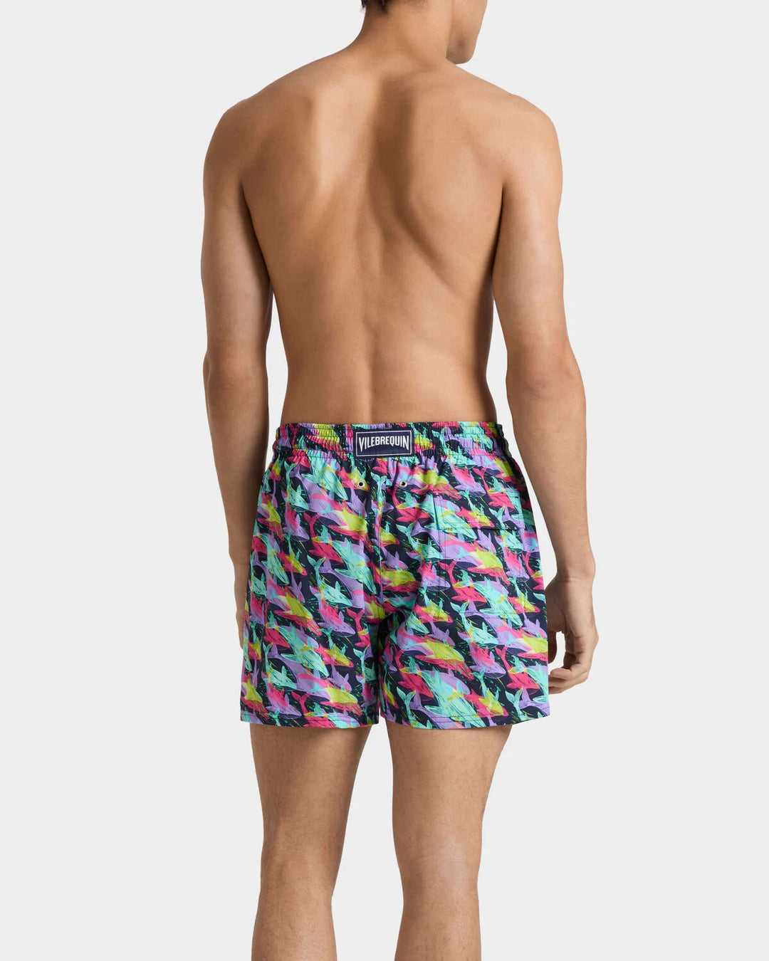 Vilebrequin Stretch Short Swim Shorts Whales Offset /Kupaće MSOEF115