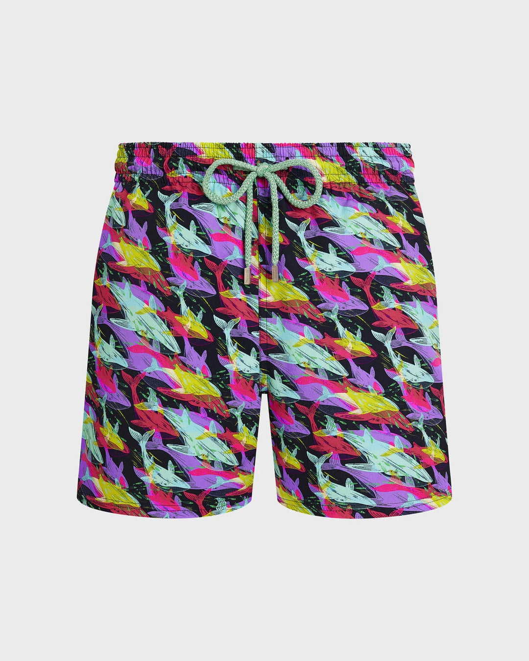 Vilebrequin Stretch Short Swim Shorts Whales Offset /Kupaće MSOEF115