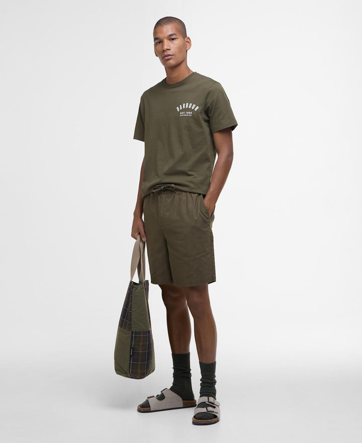 Barbour Cotton Linen Relaxed Short/Hlače MST0056