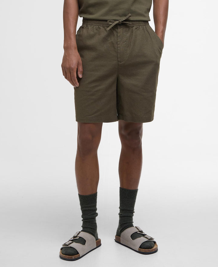 Barbour Cotton Linen Relaxed Short/Hlače MST0056