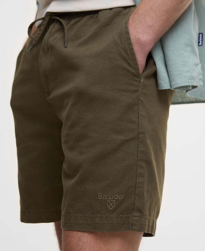 Barbour Washed Oxford Relaxed Short/Bermude MST0057