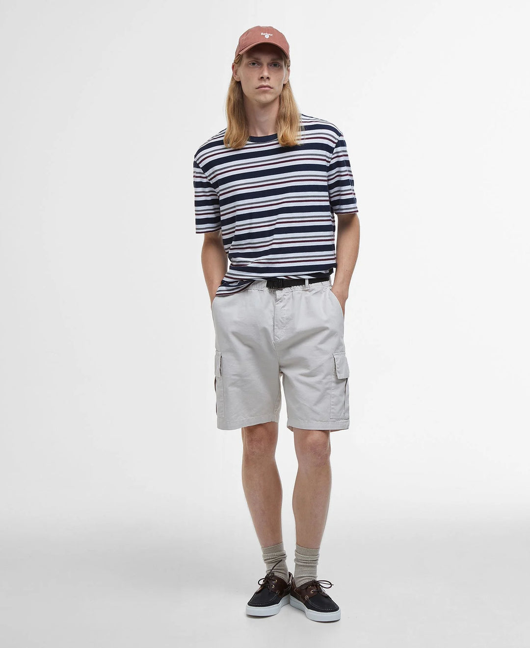 Barbour Feltwell Relaxed Fit Stripe T-Shirt/Majica MTS1401
